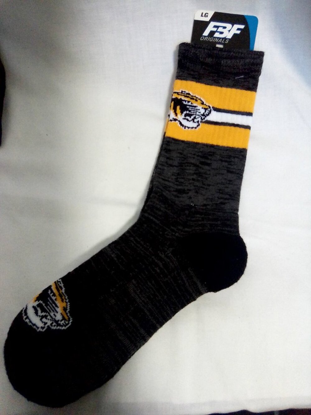 Missouri Tigers socks Large NWT